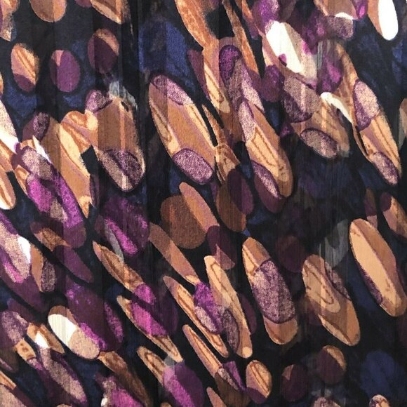 Tahari Ruffle Front Chiffon Blouse - Office Siren - Picture 5 of 8